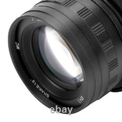 Tilt Shift Lens 50mm F1.6 Alloy + Optical Glass Manual Focus Full Frame Tilt