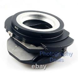 Tilt Shift T&S Lens Adapter for M42 Screw Lens to EF-M Mountt M100 M6 M30 Camera