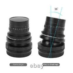 50mm F1.6 Objectif grand ouverture plein format SLRS manuel Mont Tilt Shift avec