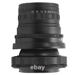 50mm F1.6 Pour M Mount Tilt Shift Objectif Manuel Plein Cadre Pour Mirror GHB