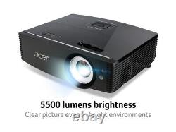 Acer P6505 DLP 3D 1080p 5500Lm 20000 / 1 HDMI RJ45 V Lens Shift Bag 4.5Kg<br/>
Acer P6505 DLP 3D 1080p 5500Lm 20000 / 1 HDMI RJ45 V Lens Shift Sac 4,5 kg