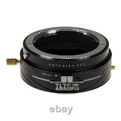 Adaptateur Fotodiox Pro TLT ROKR-Tilt/Shift pour objectif Contax/Yashica vers Fujifilm Fuji X