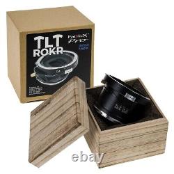 Adaptateur d'inclinaison/décentrement Fotodiox TLT ROKR pour objectifs Hasselblad V vers Hasselblad XCD