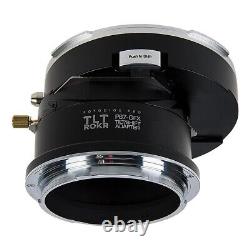 Adaptateur d'inclinaison/décentrement Fotodiox TLT ROKR pour objectifs Pentax 6x7 P67 PK67 pour Fujifilm GFX