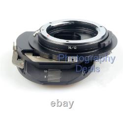 Adaptateur d'objectif Tilt Shift T&S pour objectif Nikon AI G vers appareil photo Panasonic Micro4/3