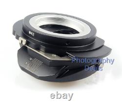 Adaptateur d'objectif Tilt Shift T&S pour objectif à vis M42 vers appareil photo Fujifilm X Mount