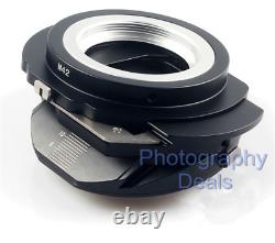 Adaptateur d'objectif Tilt Shift T&S pour objectif à vis M42 vers monture EF-M pour appareil photo M100 M6 M30