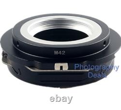 Adaptateur d'objectif Tilt Shift T&S pour objectif à vis M42 vers monture EF-M pour appareil photo M100 M6 M30