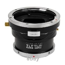 Adaptateur d'objectif inclinable/décentrable Fotodiox Pro TLT ROKR pour objectif Pentax 645 pour Nikon Z