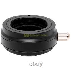 Adaptateur de décalage pour objectifs à vis M42 sur appareils photo Micro 4/3. Bascule