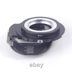 Adaptateur de lentille Tilt&Shift pour objectif à vis M42 pour appareil photo Fujifilm X Mount