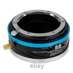 Adaptateur de lentille inclinable/décentrable Fotodiox Pro TLT ROKR pour objectif Nikon G vers appareil photo Nikon Z