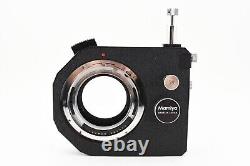 INUTILISÉ dans la BOÎTE ? Adaptateur de décalage et d'inclinaison Mamiya RZ67 NI701 pour RZ67 PRO II D du Japon