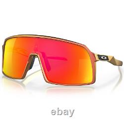 Lunettes de soleil Oakley Sutro TLD cadre rouge et or avec verres Prizm Ruby