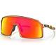 Lunettes De Soleil Oakley Sutro Tld Cadre Rouge Et Or Avec Verres Prizm Ruby