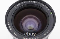 MINT+ ? Objectif Mamiya Sekor Shift C 50mm f/4 pour m645 1000s Pro TL Japon