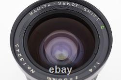 MINT+? Objectif Mamiya Sekor Shift C 50mm f/4 pour m645 1000s Pro TL Japon