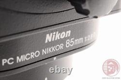 MINT+ avec capuchons de protection pour objectif, Nikon PC Micro NIKKOR 85mm f/2.8 D f2.8D Tilt Shift Lf25