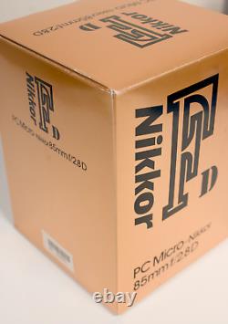 Nikon PC Micro-Nikkor 85mm F/2.8 D, Objectif à décentrement et bascule, Excellent, Complet, TVA