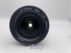 Nikon PC-Nikkor 28mm 3.5 / décalage / sommet
