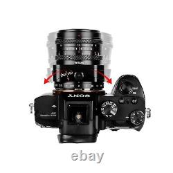 Objectif 7Artisans Tilt & Shift 50mm f/1.4 Apsc pour appareil photo Sony E mount =Noir=