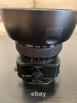 Objectif Canon EF 45mm F/2.8 TS-E à décentrement basculant