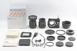 Objectif Mamiya M 75 180mm F4.5 L SB Top MINT RARE avec adaptateur de décentrement/inclinaison NI701 SX701