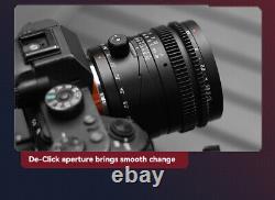 Objectif à bascule TTArtisan 50mm F1.4 pour Canon Nikon Sony Fujifilm Leica plein format
