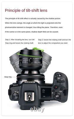 Objectif à décentrement et bascule plein format manuel à large ouverture F1.4 AstrHori 50mm pour Nikon Z