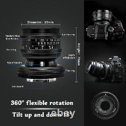 Objectif à décentrement et bascule pleine ouverture manuelle AstrHori 50mm F1.4 pour Sony E plein format