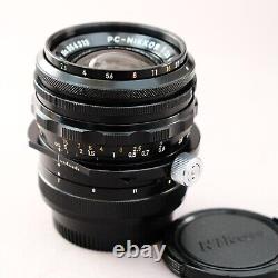 Objectif à décentrement manuel Nikon Kogaku PC-Nikkor 35mm F/2.8 fabriqué au Japon