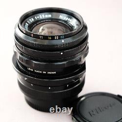 Objectif à décentrement manuel Nikon Kogaku PC-Nikkor 35mm F/2.8 fabriqué au Japon