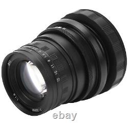 Objectif d'appareil photo 50mm F1.6 FX Mount Tilt Shift Manual Full Frame Alloy Lens