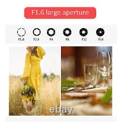 Objectif d'appareil photo 50mm F1.6 Tilt Shift manuel pour monture M4/3 plein format