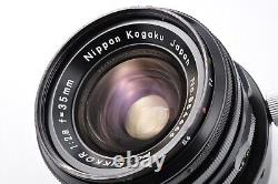 Objectif de contrôle de décalage PC-Nikkor 35mm f/2.8 MINT Nikon du JAPON #EA05