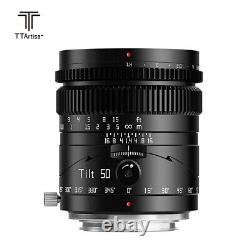 Objectif de portrait de rue TTartisan 50mm F1.4 ASPH Full Frame MF pour Leica Nikon Z