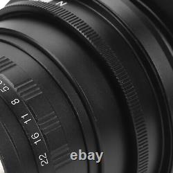 Objectif en alliage à décalage bascule manuel de monture FX 50 mm F1.6 pour Fuji Mirrorless TPG plein format