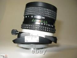 Objectif grand angle Tilt/Shift PCS Arsat 2.8/35mm pour appareil photo Nikon FE, FM