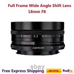 Objectif grand angle à décalage AstrHori 18mm F8 plein format pour appareil photo Nikon Z ZFC Z5 Z6II