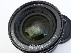 Objectif grand angle à décalage Nikon PC-Nikkor 28mm F3.5, excellent état, provenant du Japon
