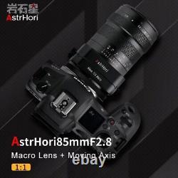 Objectif macro à bascule et décentrement plein format AstrHori 85mm F2.8 pour Sony E, Fuji, Leica L, RF Z