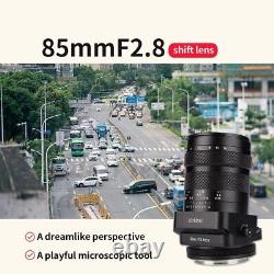 Objectif macro à décentrement et bascule 85mm F2.8 plein format AstrHori pour Sony/Canon/Nikon Z/Sigma