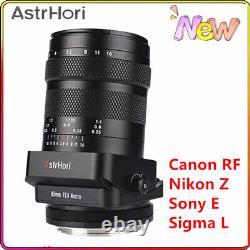 Objectif macro basculant et décentrant AstrHori 85mm F2.8 plein format pour Sony E Nikon Canon RF