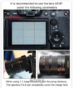 Objectif macro bascule décentrement plein format AstrHori 85mm F2.8 pour appareil photo Nikon Z ZFC Z5 Z6