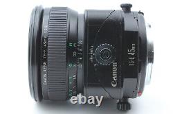 Optique MINT / Capuchon? Objectif Canon TS-E 45mm f2.8 MF Tilt Shift EF pour EOS du Japon